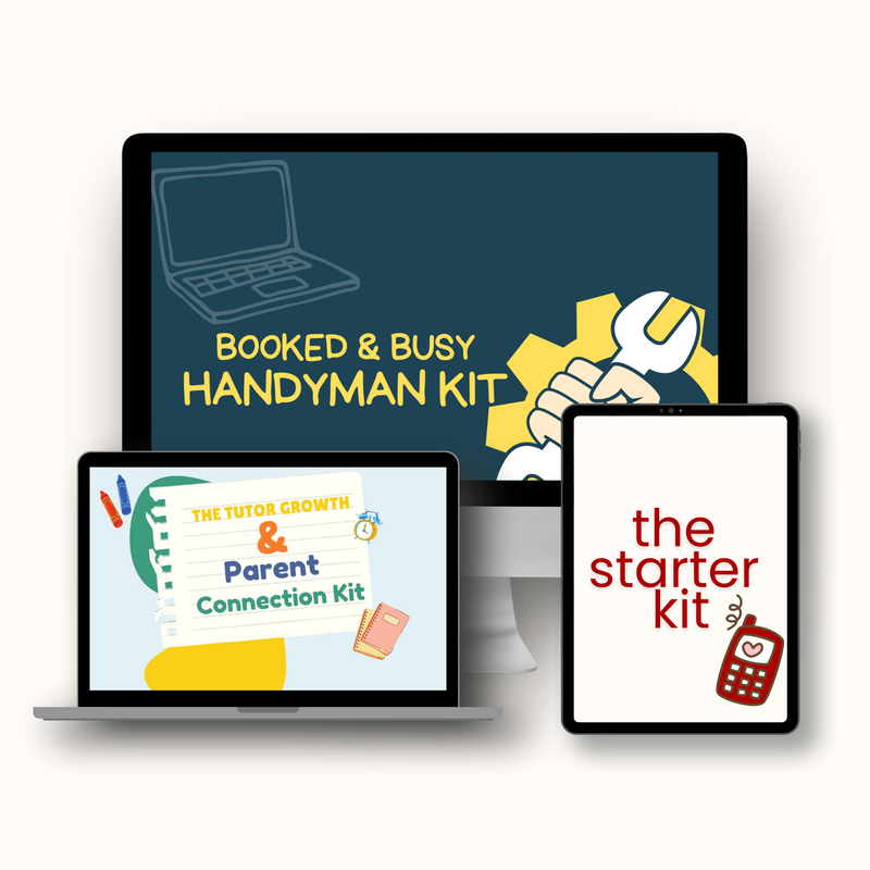 Digital marketing template and planner kit by Carepackit