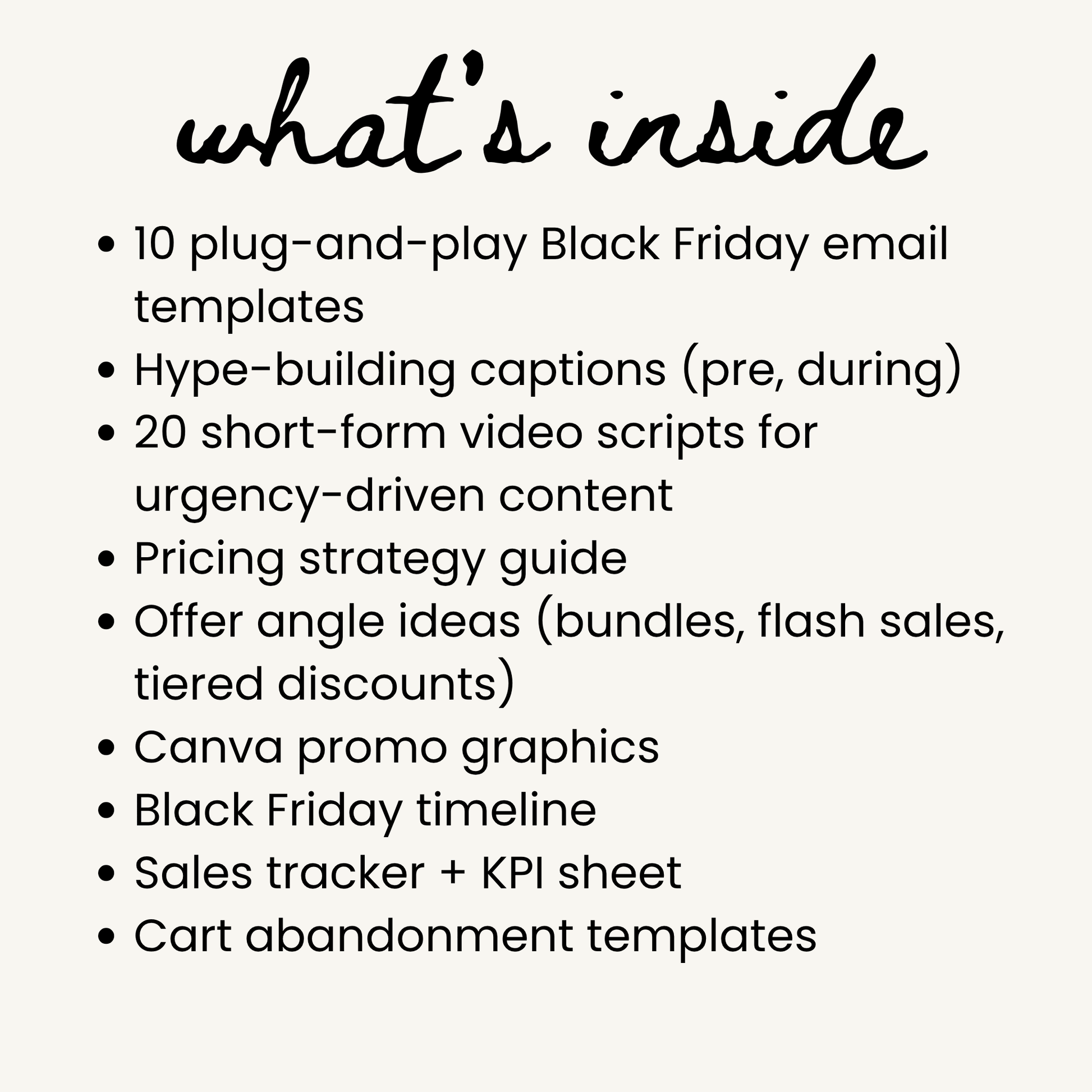 BFCM Promo Pack - CarePackit