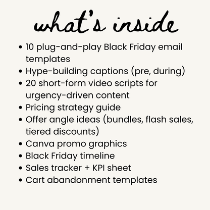 BFCM Promo Pack - CarePackit